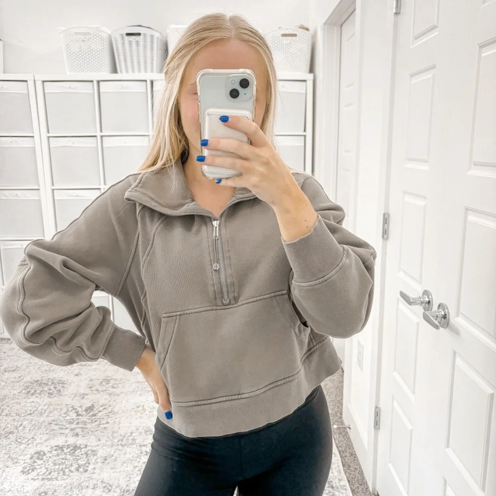 Lululemon Scuba Oversized Funnel Neck Half-Zip Rover